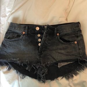 We The Free Jean Shorts - Black